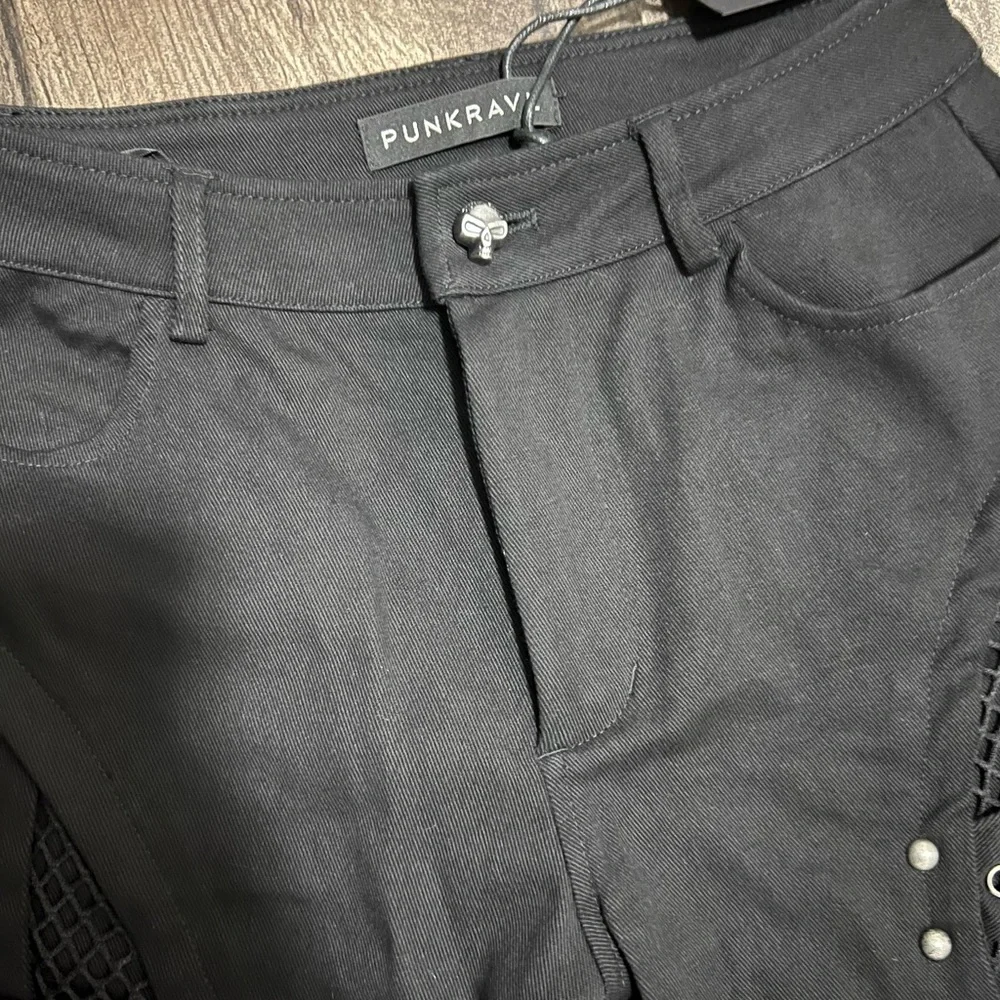 Punk Rave Faux Fur Splice Pants - Picture 6 of 7
